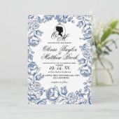 Boho-bruiloft Elegante Script Kasteelbruiloft Kaart (Staand voorkant)