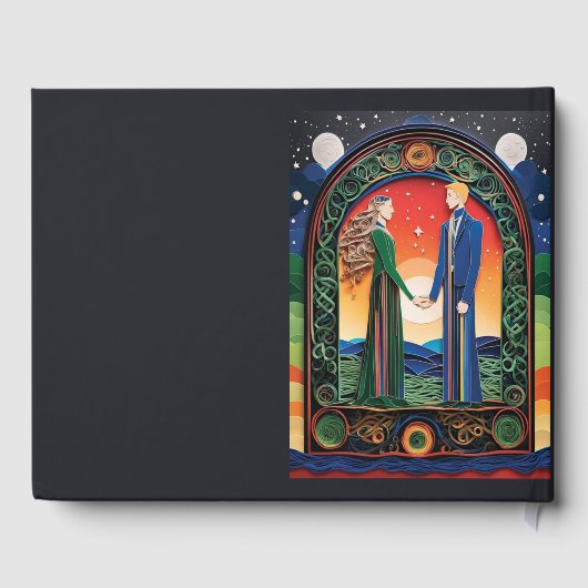 Boho Bruiloft Gastenboek (Achterkant)