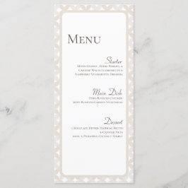 Boho Bruiloft Gepersonaliseerd Bord Menu Kaarten