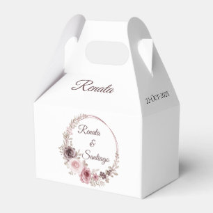 Boho bruiloft gunst dozen bedankdoosjes