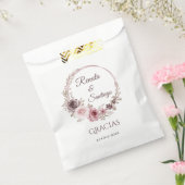 Boho bruiloft gunsttas bedankzakje (Gezegeld)