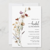 Boho Bruiloft Luncheon Uitnodiging (Voorkant)