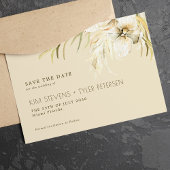 Boho bruiloft pampas gras moderne bruiloft save the date