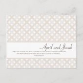 Boho bruiloft RSVP Briefkaart (Voorkant)
