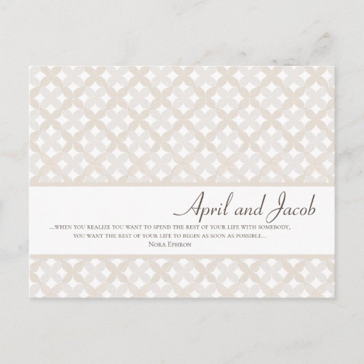 Boho bruiloft RSVP Briefkaart (Voorkant)