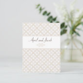 Boho Bruiloft RSVP Briefkaart Invoegen (Staand voorkant)
