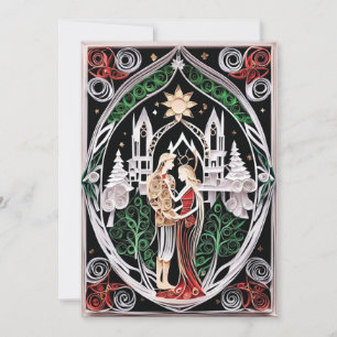 Boho bruiloft RSVP Kaart