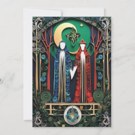 Boho bruiloft RSVP Kaart