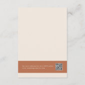 Boho bruiloft RSVP Kaarten (Achterkant)