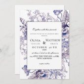 Boho bruiloft rustieke elegante moderne bruiloft kaart (Voorkant / Achterkant)