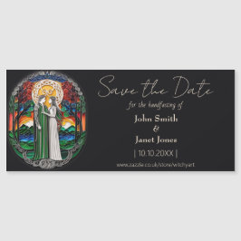 Boho Bruiloft Save the Date Magnet Magnetische Uitnodiging