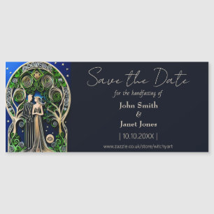 Boho Bruiloft Save the Date Magnet Magnetische Uitnodiging