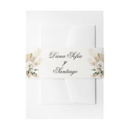 Boho Bruiloft Spaans Uitnodigingen Wikkel