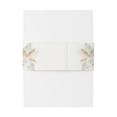 Boho Bruiloft Spaans Uitnodigingen Wikkel (Achterkant Voorbeeld)