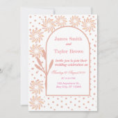 Boho bruiloft uitnodiging (Voorkant)