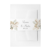 Boho bruiloft uitnodiging buik band uitnodigingen wikkel (Voorkant Voorbeeld)