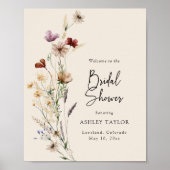 Boho Bruiloft Uitnodiging Poster (Voorkant)