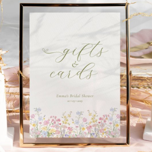 Boho Bruiloftcadeaukaarten Tafel Sign Poster