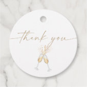 Boho Bruiloftcadeautag Bedankjes Labels (Voorkant)