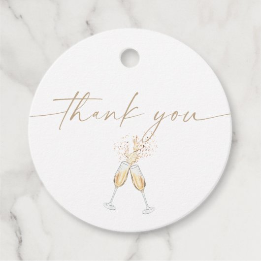 Boho Bruiloftcadeautag Bedankjes Labels (Voorkant)