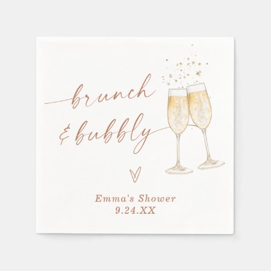 Boho Bruilofts Bruiloftservetten | Brunch & Mousse Servet (Voorkant)
