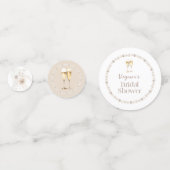 Boho Bruiloftsfeest Confetti (Achterkanten)