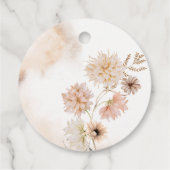 Boho Bruiloftsfeest Dank Je Favorietentag Bedankjes Labels (Achterkant)