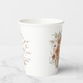 Boho Bruiloftsfeest papieren bekers Over de Maan (Links)