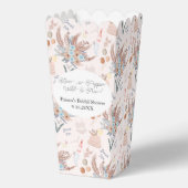 Boho Bruiloftsfeest Patroon Bruiloftsfeest Bedankdoosjes (Achterkant)