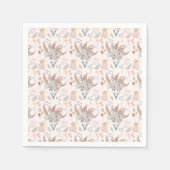 Boho Bruiloftsfeest Patroon Servet (Voorkant)