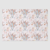 Boho Bruiloftsfeest Patroon Tissuepapier (Voorkant)