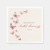 Boho Bruiloftsfeest Vlinder Servet (Voorkant)