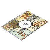 Boho Bruin Groen Goud Blad Notitieboek (Linkerzijde)