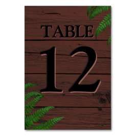 Boho Bruin Hout Groen Typografie Kaart