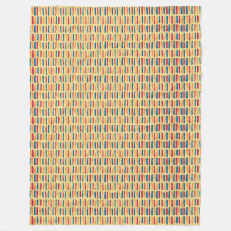 Boho Brushstroke Fleece Deken