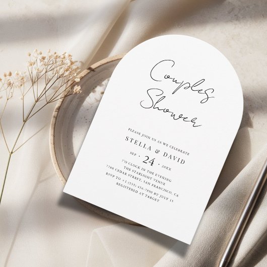 Boho Budget Trouwkoppels Douche Boog Foto Kaart