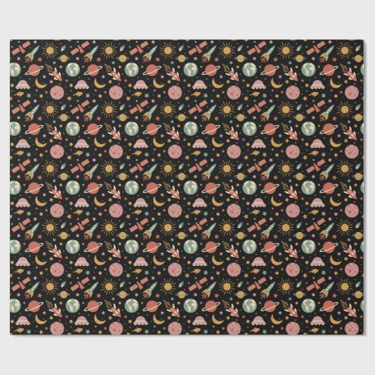 Boho Buitenspatroon Cadeaupapier (Vlak)