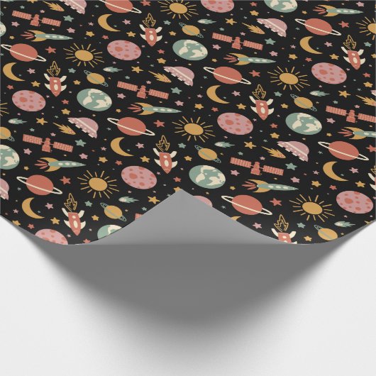 Boho Buitenspatroon Cadeaupapier (Hoek)