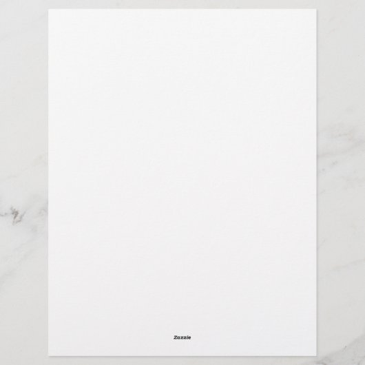 Boho Bulldog bloemkroon Waterverf Briefhoofd (Achterkant)