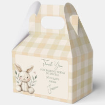 Boho Bunny Neutral Baby shower Favoriet