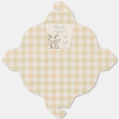 Boho Bunny Neutrale Baby Shower Favor Bedankdoosjes (Ongevouwen)