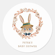  Boho Bunny Wreath Baby shower