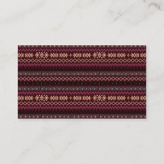 Boho Burgundy Diaper Raffle Enclosure Card Informatiekaartje (Achterkant)