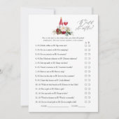 Boho Burgundy Floral Wine Tasting Vrijgezellenfees Kaart (Voorkant)