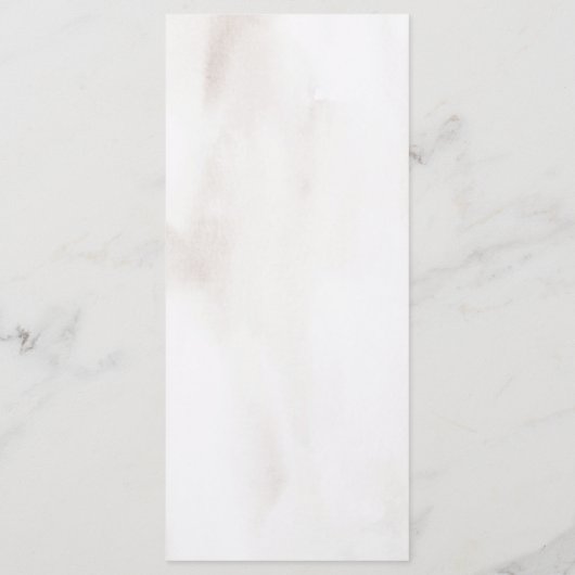 Boho Burgundy Pink Rose Waterverf Floral Wedding Menu (Achterkant)