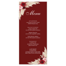 Boho Burgundy Rozen en Pampas Grass