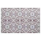 Boho burgundy witte pastelpastelpatroon stof (Yard (91,4 cm))