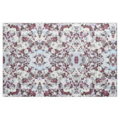 Boho burgundy witte pastelpastelpatroon stof (Fat Quarter)