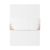 Boho Burnt Number Bloemenbruiloft Uitnodigingen Wikkel (Achterkant Voorbeeld)