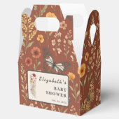 Boho Burnt Orange | Wilde Bloem Bedankdoosjes (Geopend)